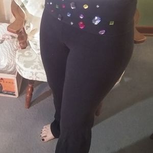 🥂5/$15🥂 Jeweled yoga pants S 🥂5/$15🥂